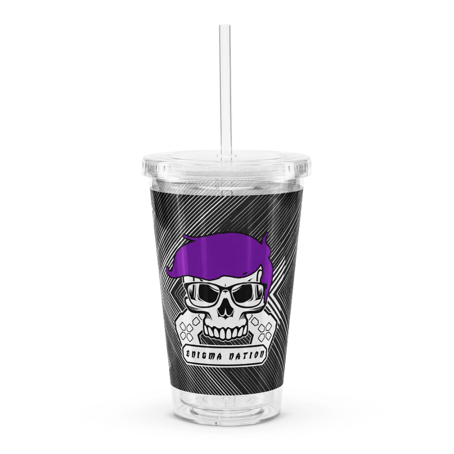 Enigma Nation Double Wall Clear Plastic Tumbler (16 oz) product image (5)