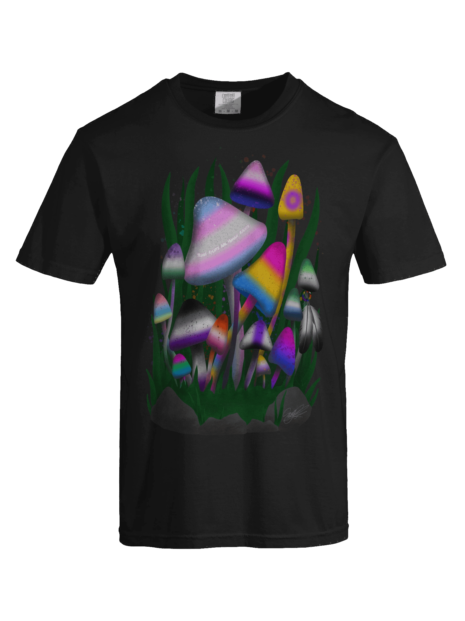 Trans Rights Mushrooms Tee product image (7)