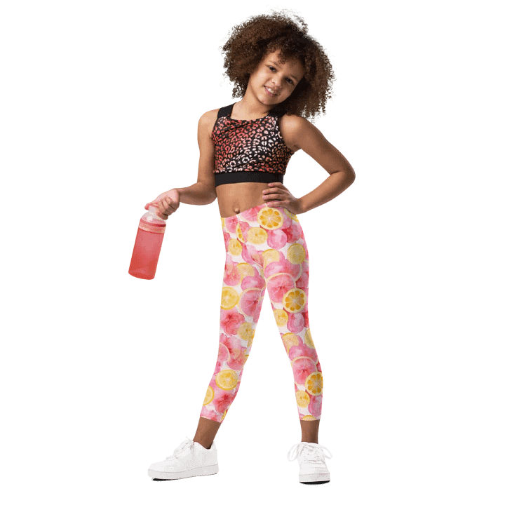 Spring 'Sweet Lemons' Leggings for Girls product image (1)