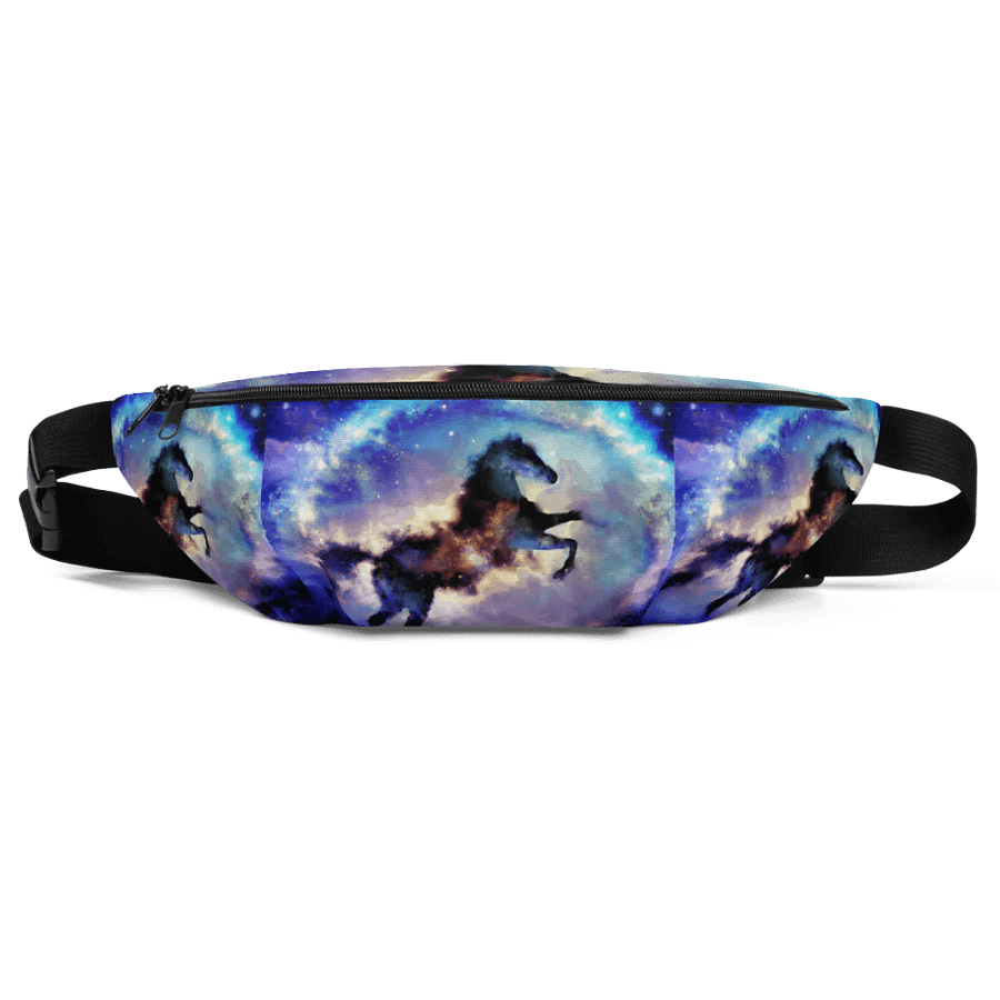 Rearing horse - Nebula horses fanny pack product image (9)