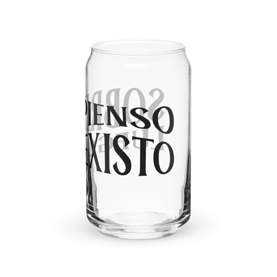 Sobrepienso, Luego Existo Vaso de Cristal product image (7)