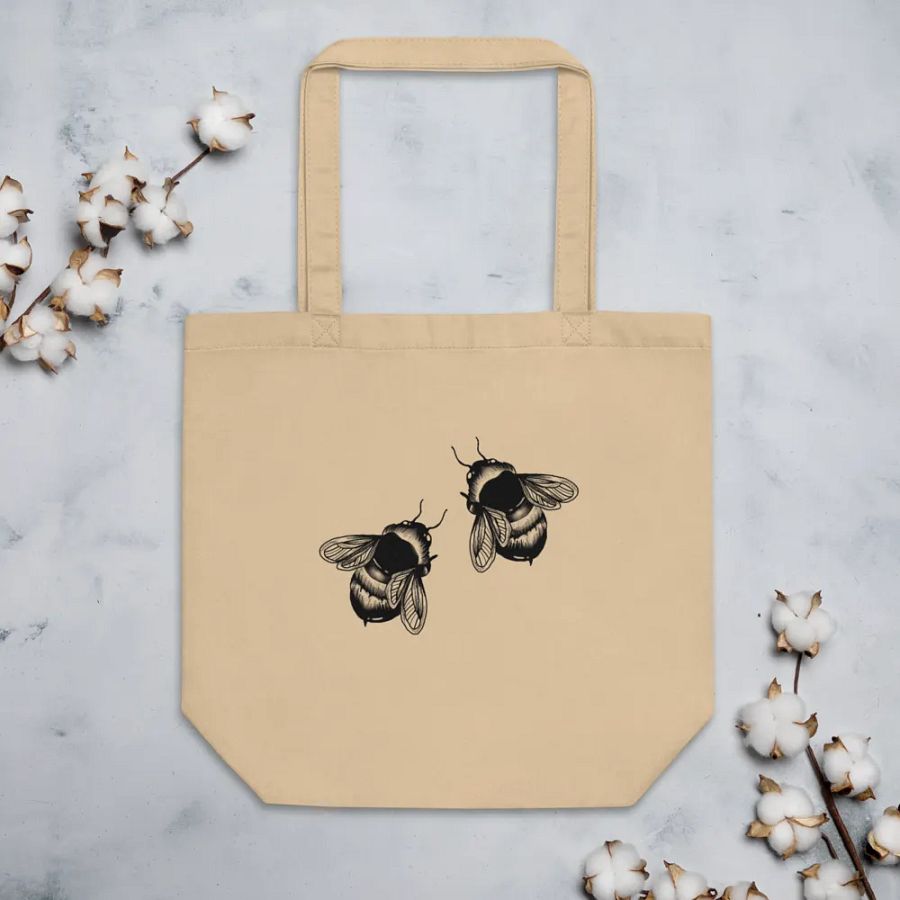 cute bumblebee tote bag product image (3)