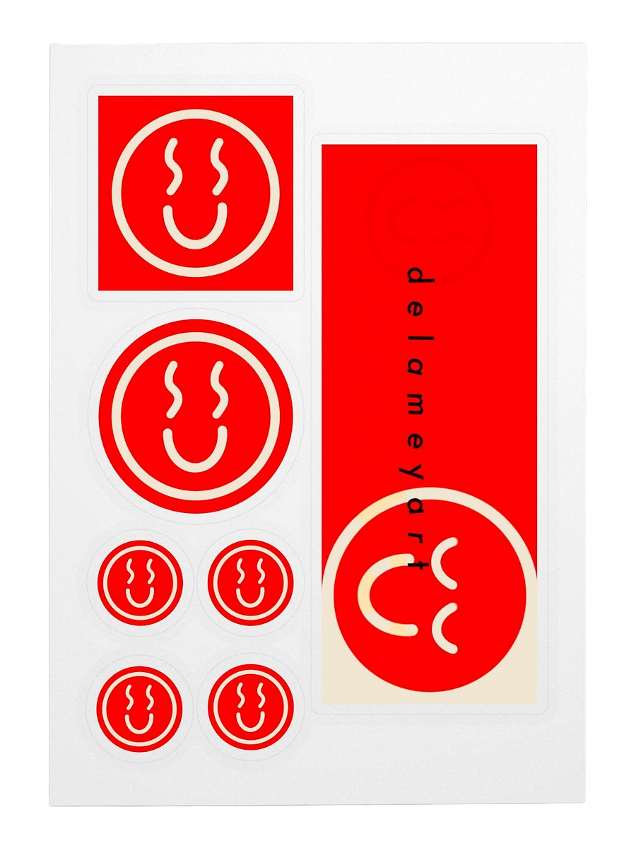 Silly Smile Sticker Sheet product image (1)