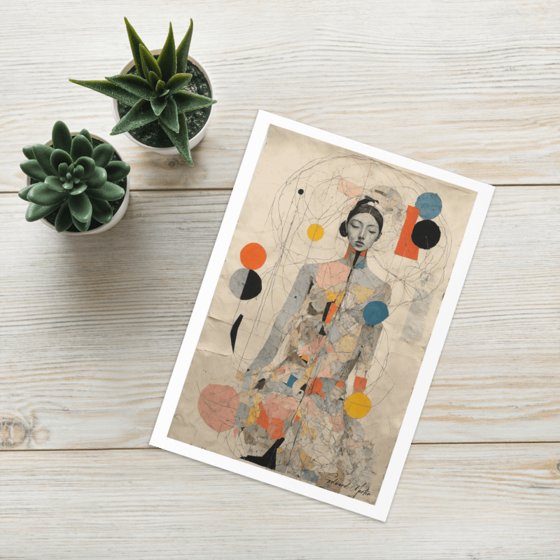 Chloe's Contemplation by Edward Martin Greeting Card product image (2)