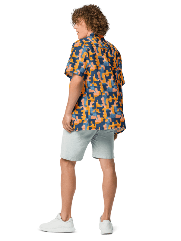 Flowing Shapes | Unisex Hawaiian Shirt product image (4)