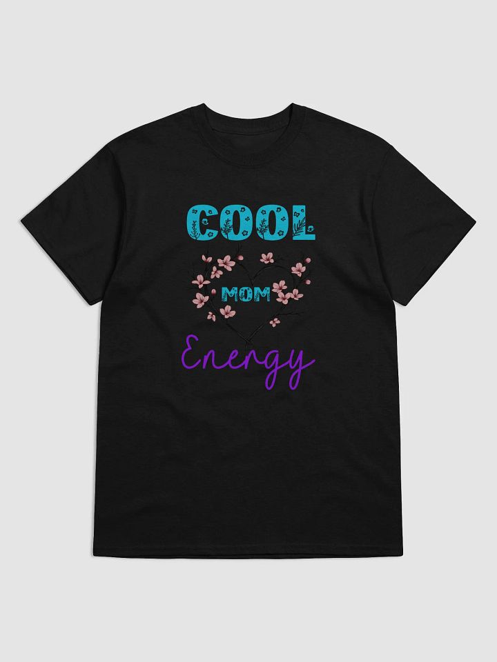 Cool Mom Energy Floral Heart T-Shirt product image (1)