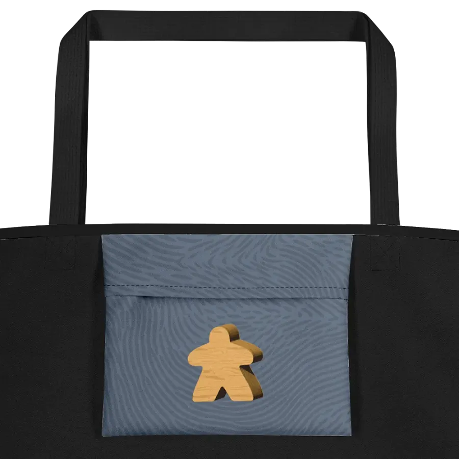 3D Peeking Meeple Shoulder Tote Bag for Board Gamers - Probably Full of Board Games product image (5)