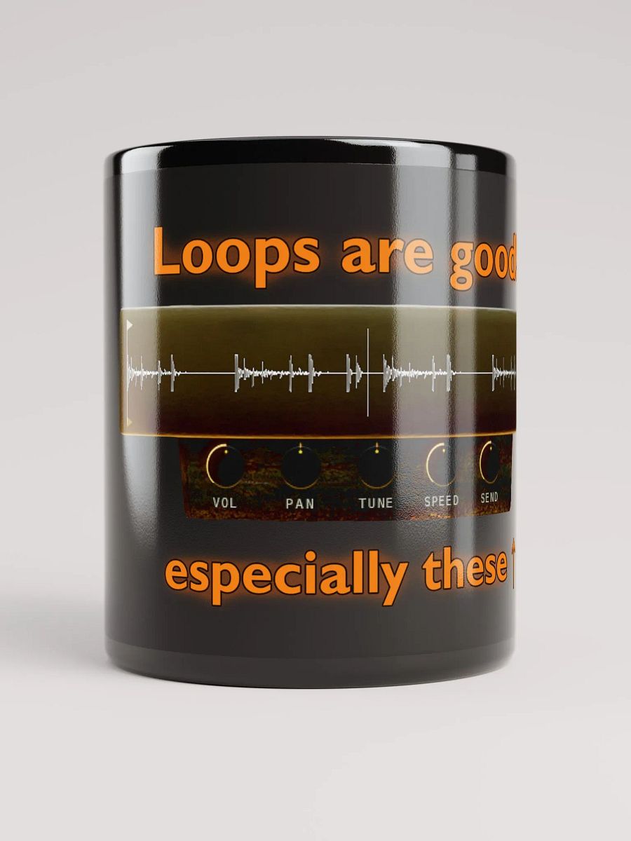 Loops are good! Black Coffee cup product image (5)