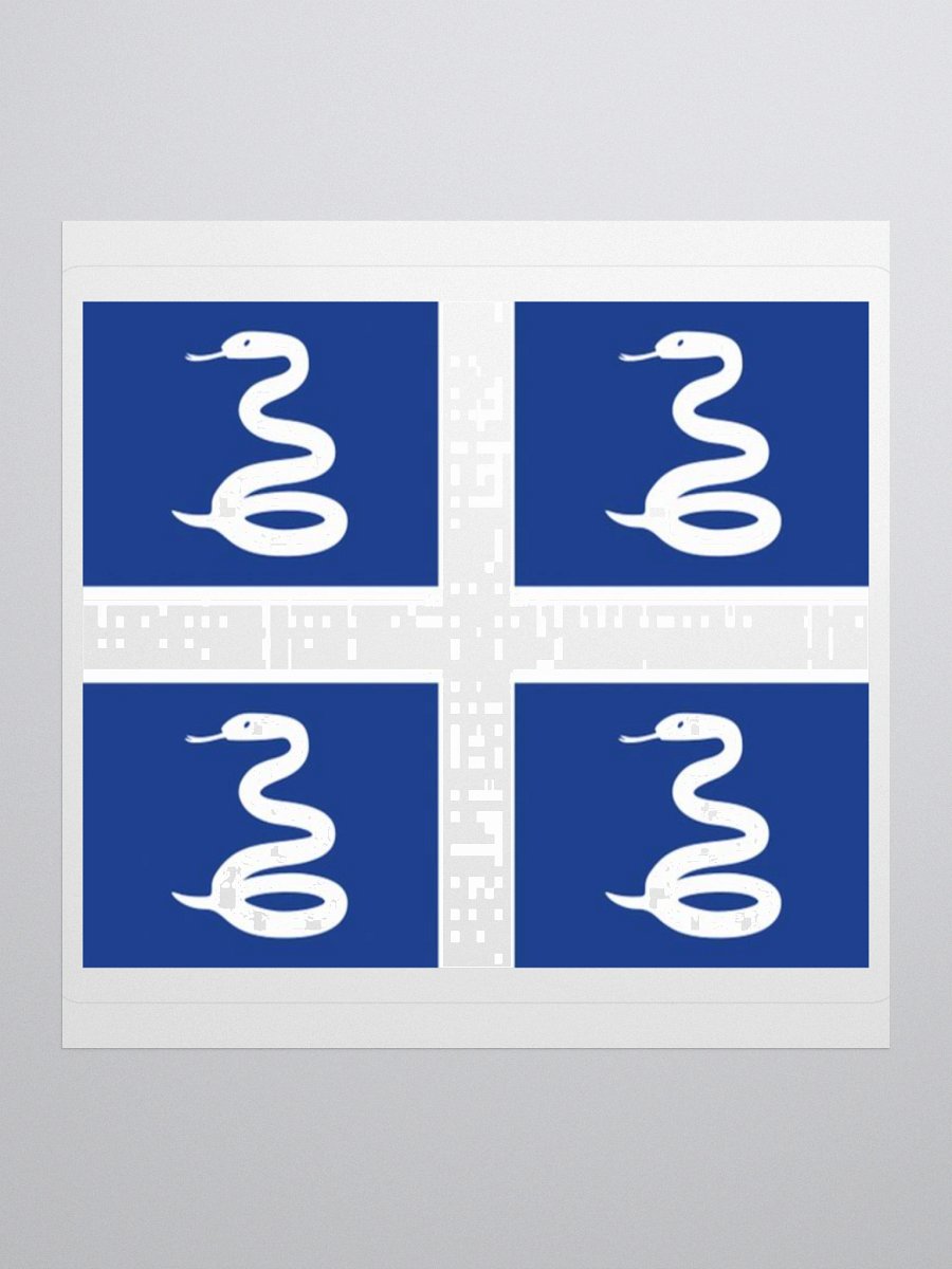 Martinique Traditional Flag Sticker - Exclusive Vinyl Design product image (1)