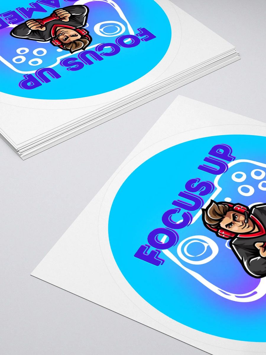 Focus Up Gamer Full Color Sticker product image (11)