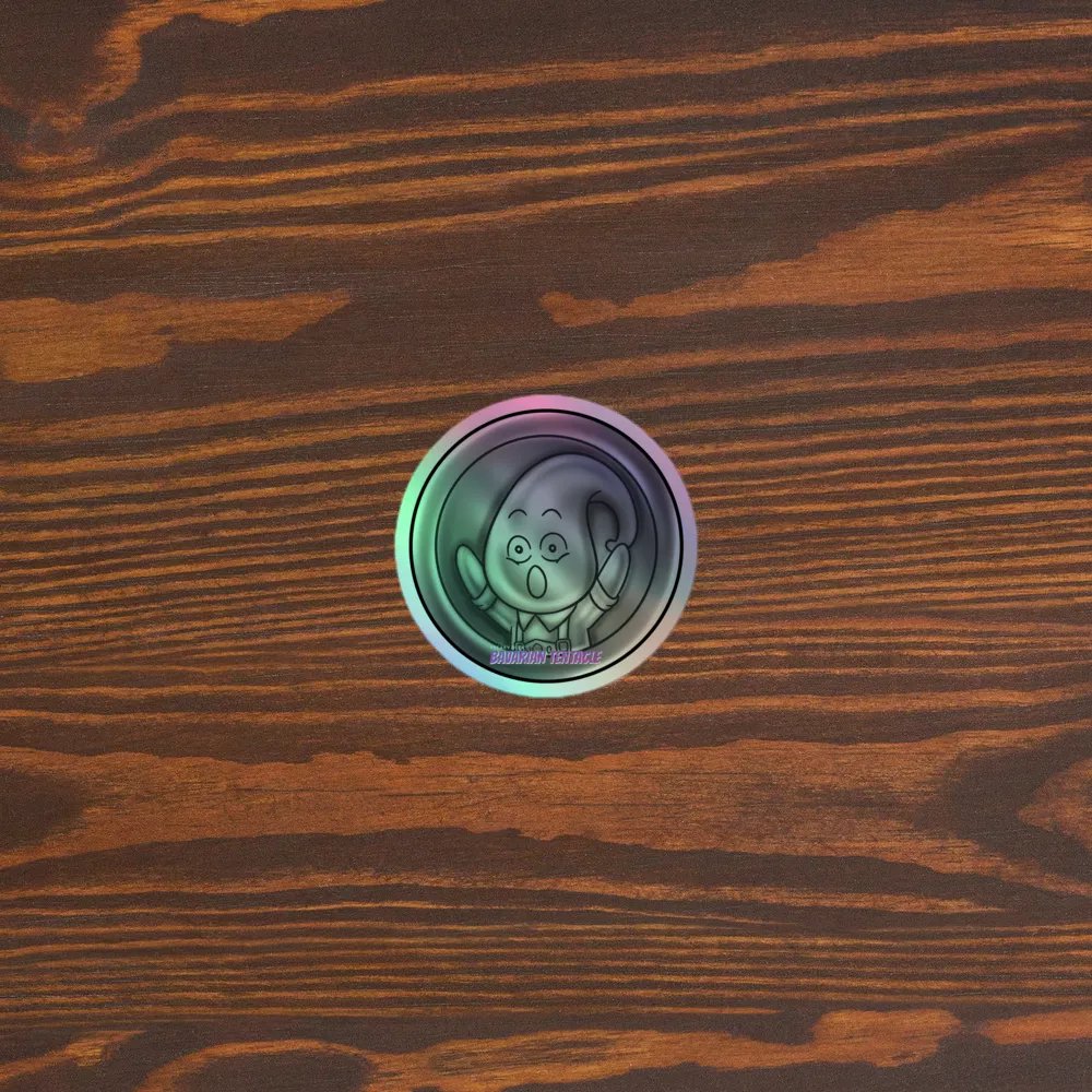 Be the Silver Lining, be a Tentacle! Holo-Sticker product image (3)