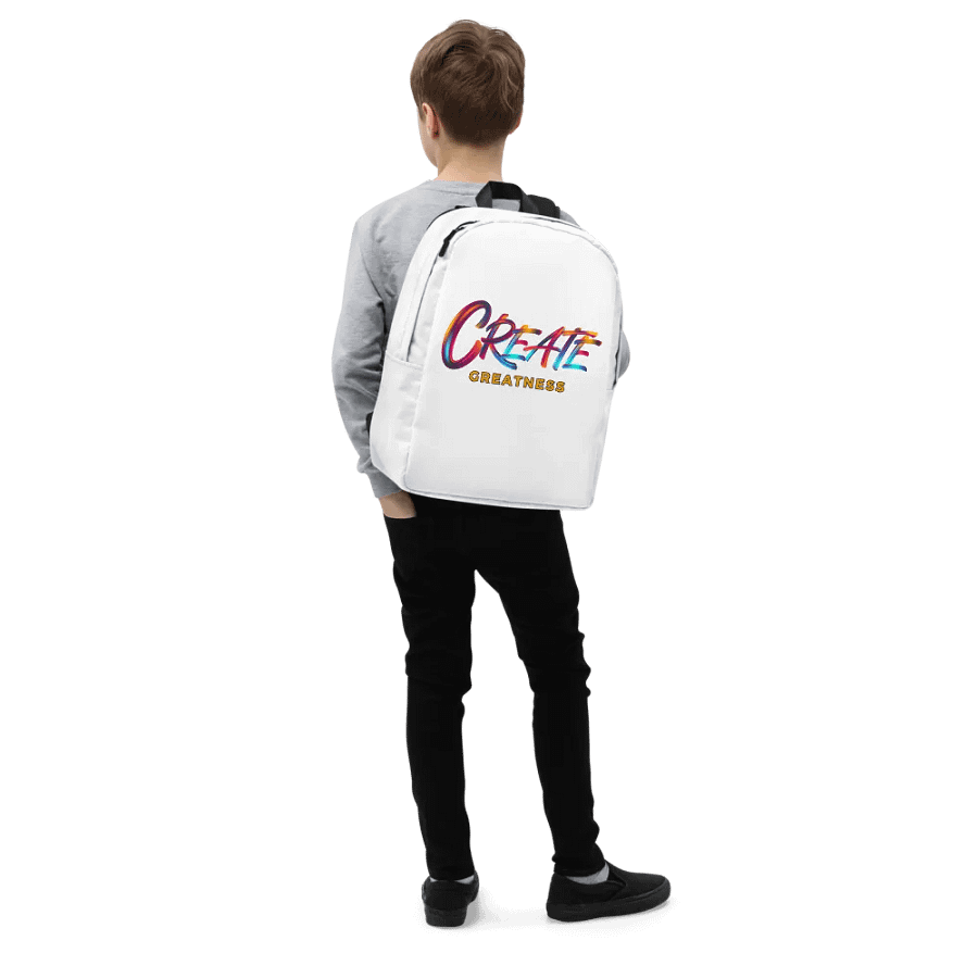 Create Greatness Large Print Backpack product image (3)