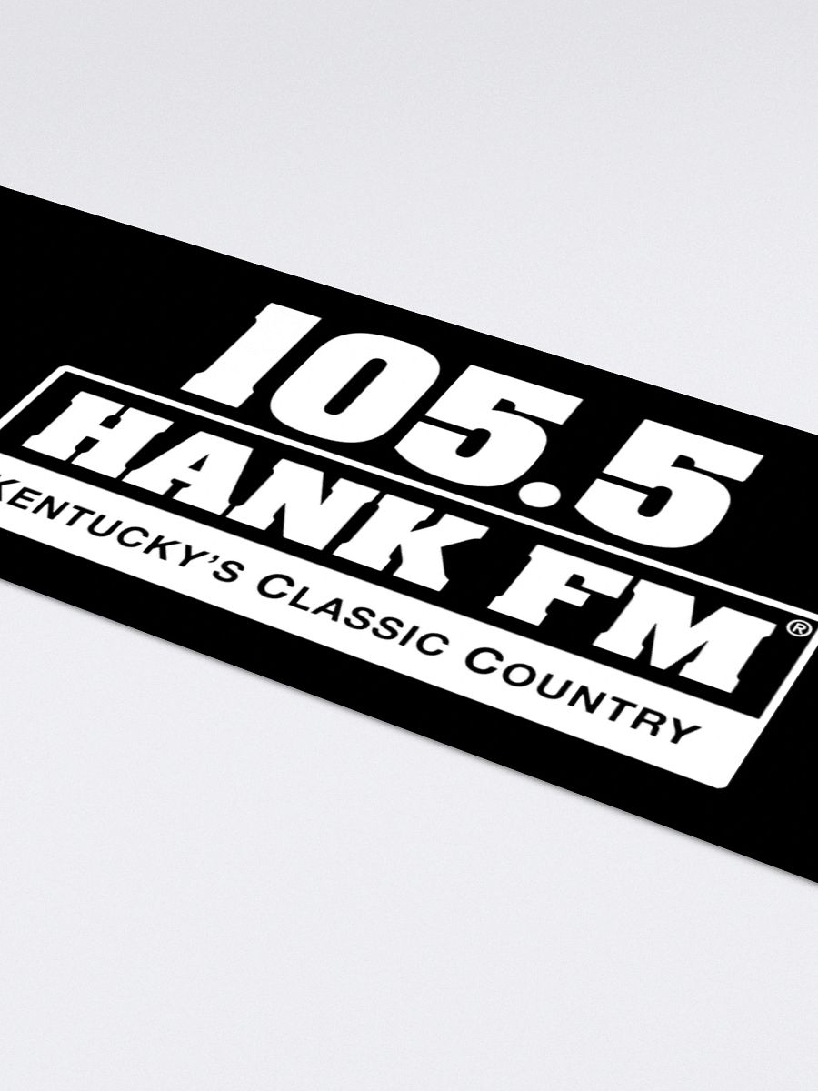 105.5 Hank Bumper sticker product image (4)