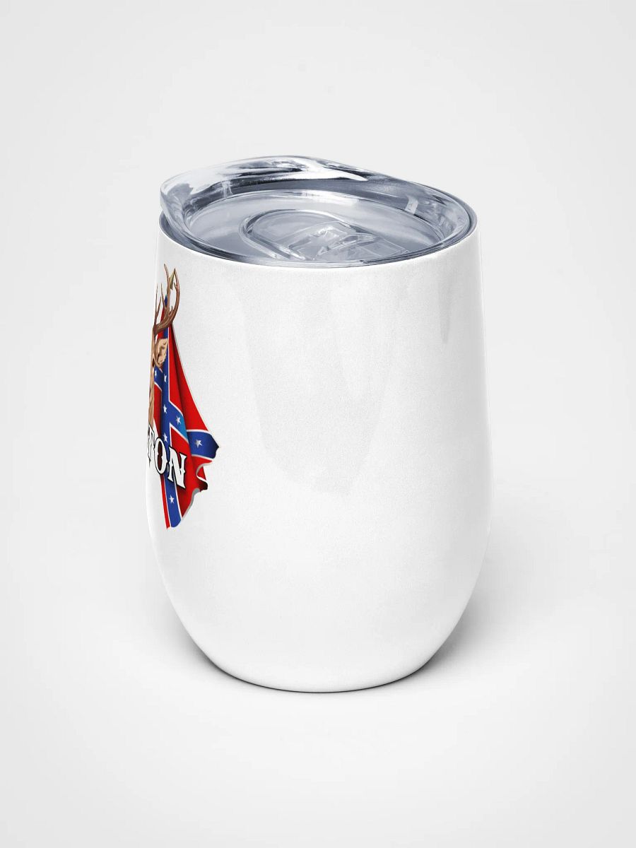 "Ralston" Last Name Rebel Redneck Deer - Wine Tumbler product image (5)