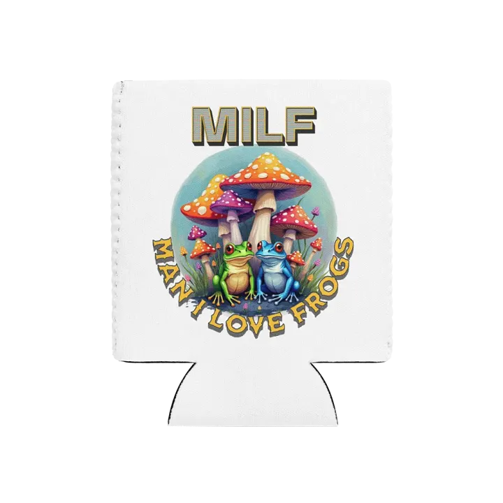 MILF Man I Love Frogs Whimsical Can Cooler product image (1)