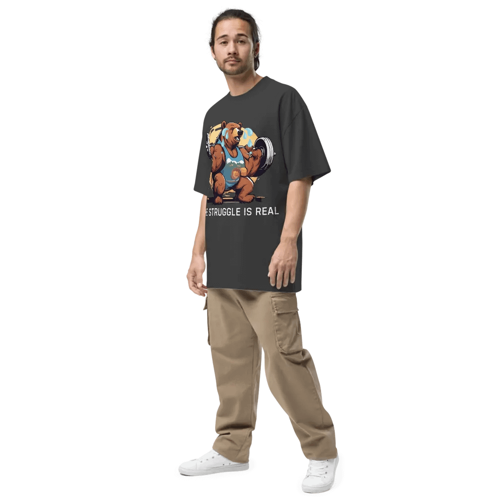 The struggle is real unisex faded T-shirt product image (17)