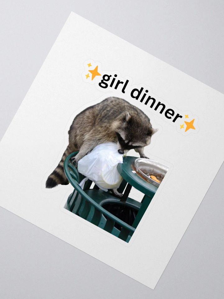 Girl Dinner Sticker product image (2)