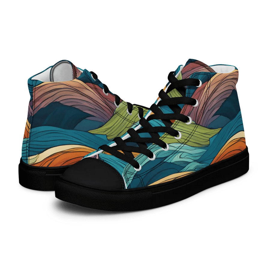 Retro Wave Women's High Tops product image (10)