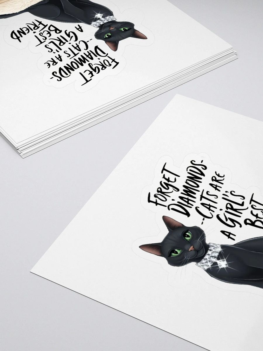 Purr-fectly Sparkling Cat Stickers product image (4)