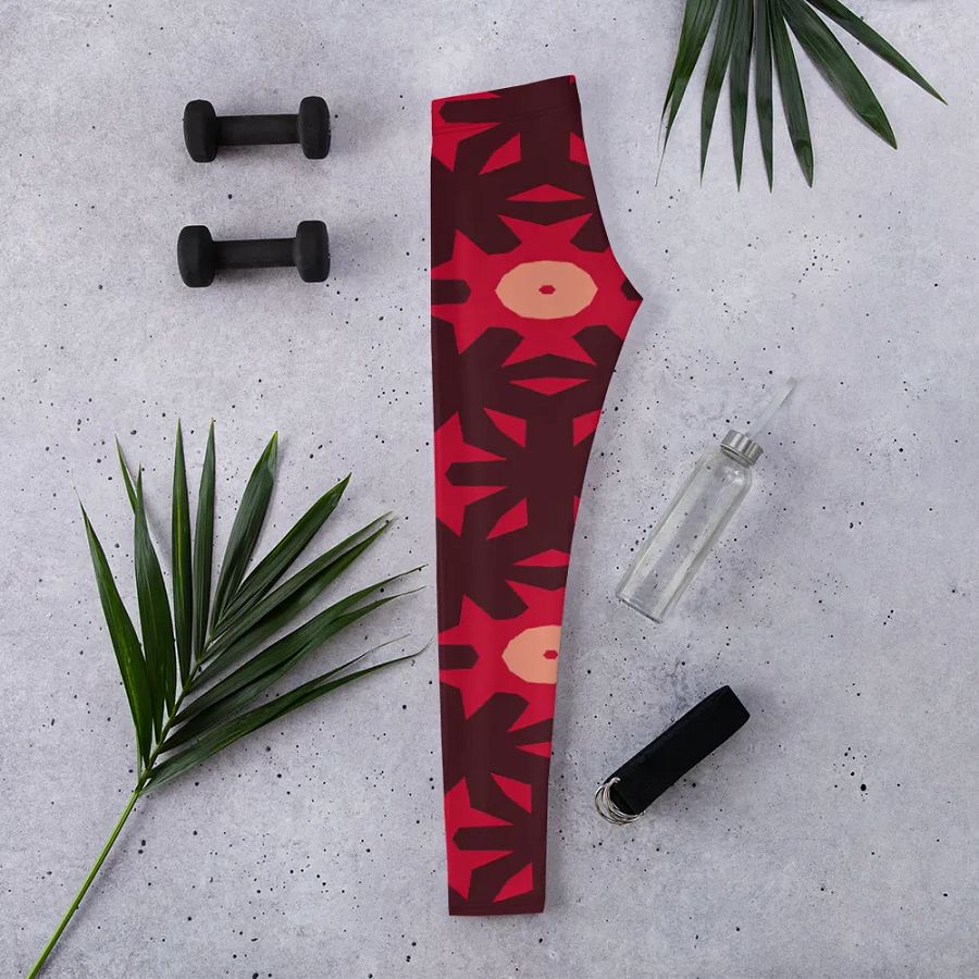 Kaleidoscope Red Allure Leggings product image (2)