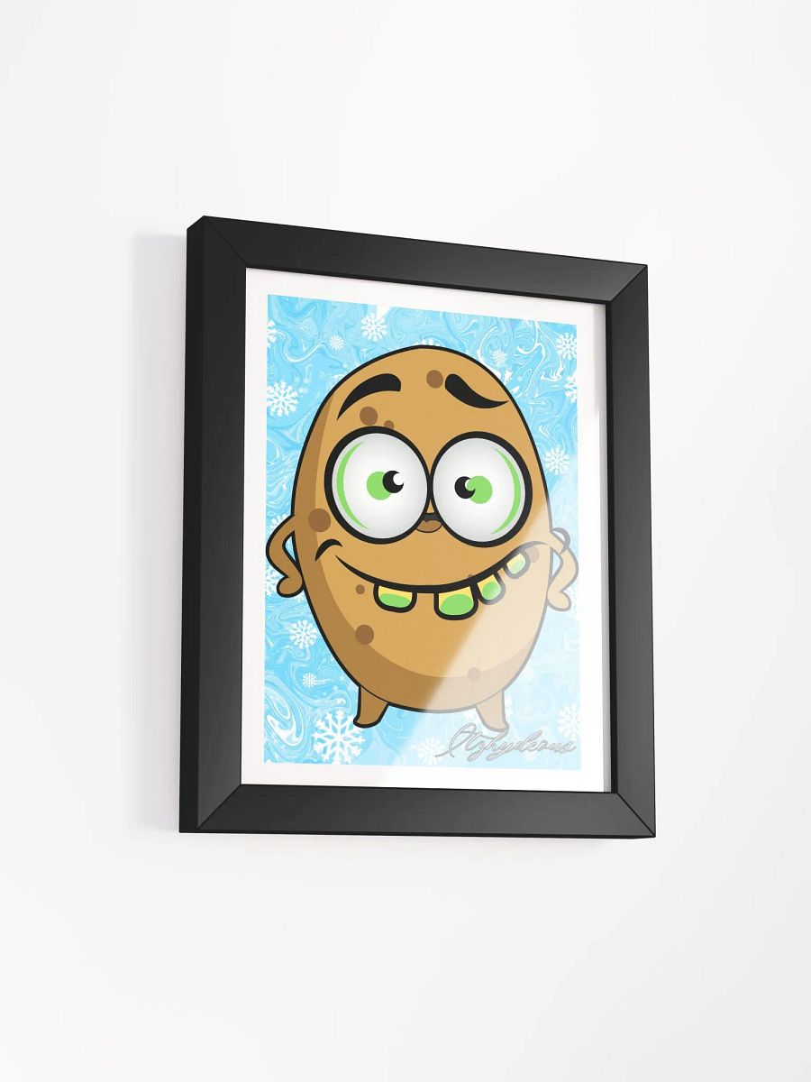 Winter Waving Potato Framed Poster product image (2)