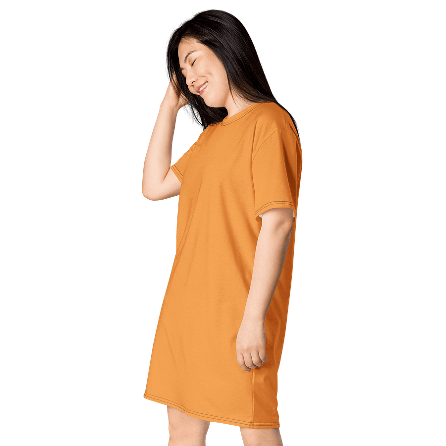 Texas Rose Oversized T-Shirt Dress | Stretchy Fabric | Casual or Formal Style | Sizes 2XS-6XL | Exclusive Design product image (3)
