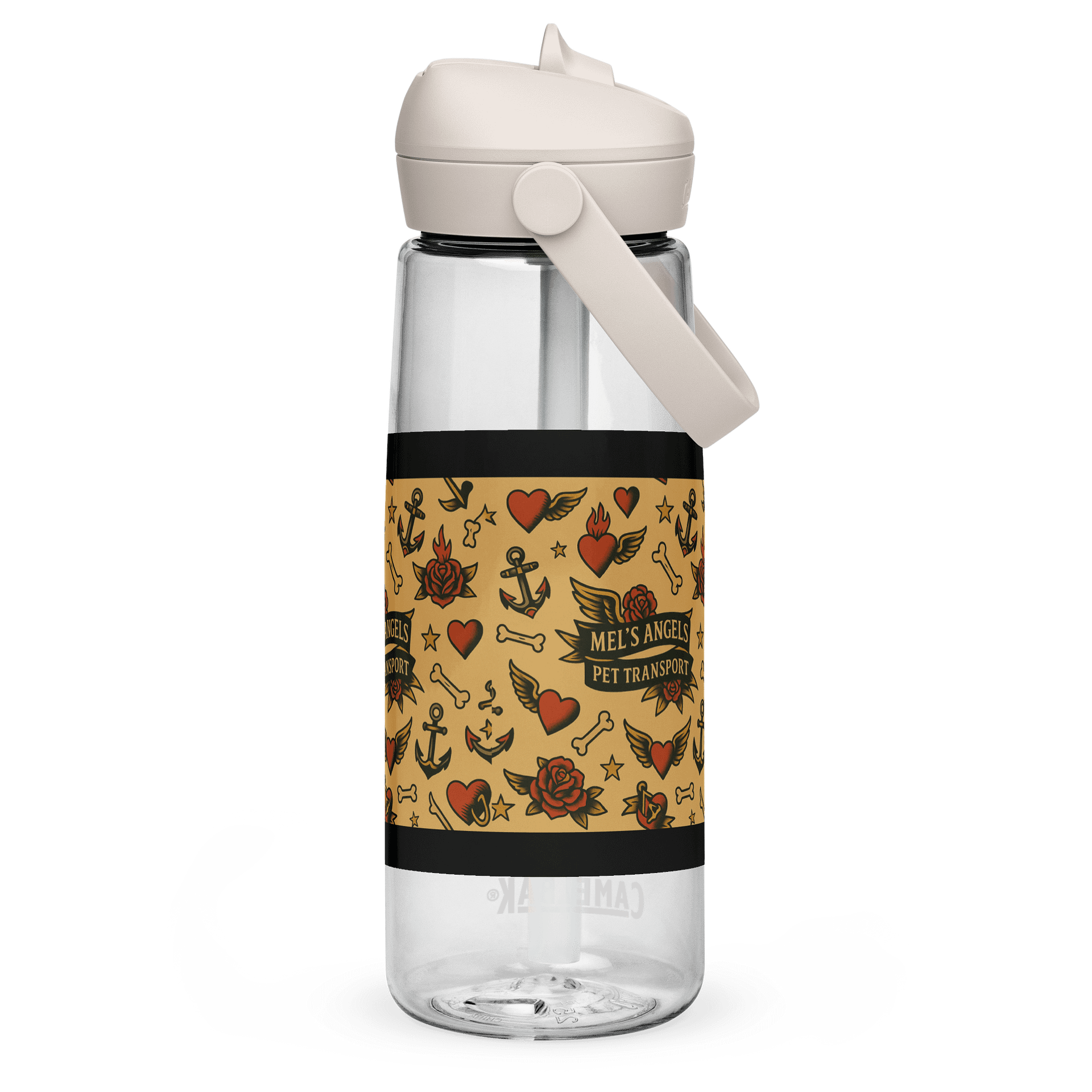 Mel’s Angels Pit Stop Tattoo Style CamelBak Water Bottle – Vintage Rockabilly Travel Gear product image (4)