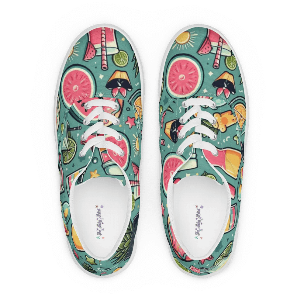 Tropical Vibes Men's Canvas Shoes product image (2)
