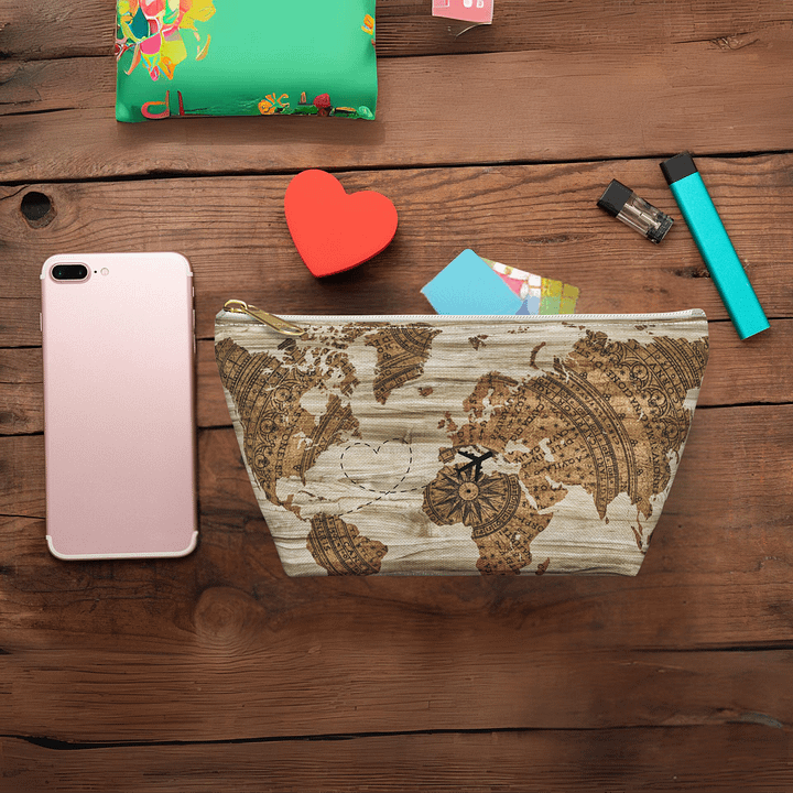 Accessory Pouch - World Map product image (1)