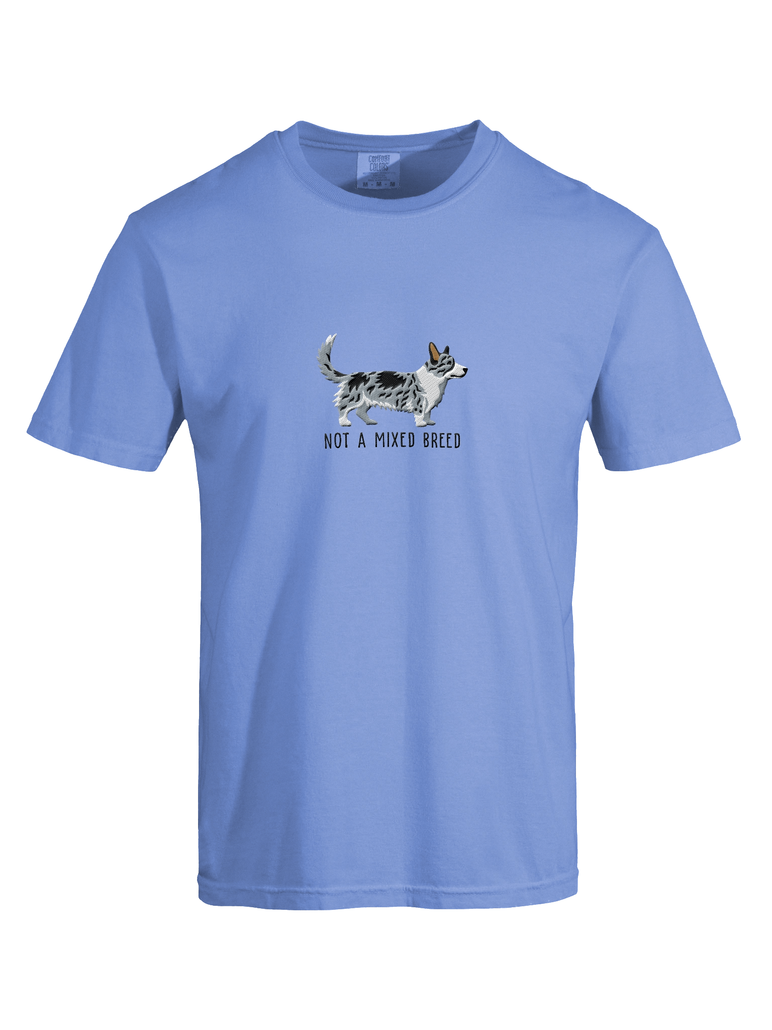 Not a Mixed Breed T-Shirt(Embroidered) of a Cardigan Welsh Corgi(Blue Merle) product image (38)