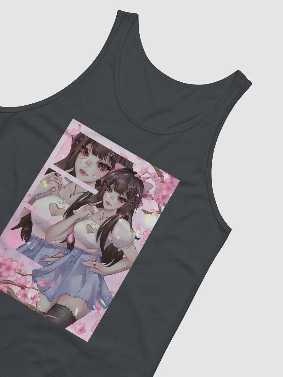 hime blossoms - men's distressed tank top ❀ product image (2)