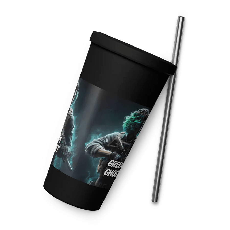 GREENGHOT- Stainless Steel cup with straw product image (8)