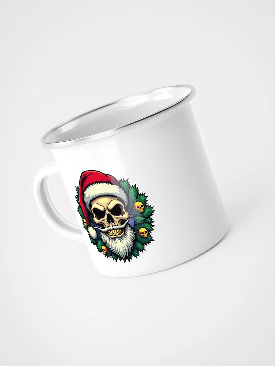 Santa Skull Enamel Mug product image (4)
