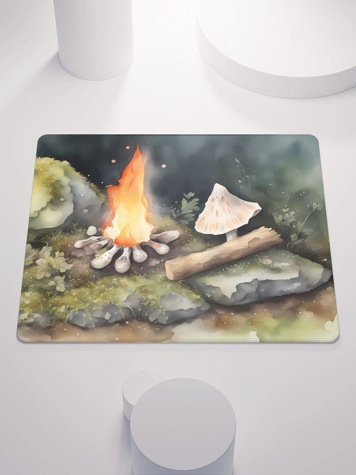 Cotton Swab Campfire, Gaming Mouse Pad, 2 Sizes product image (1)