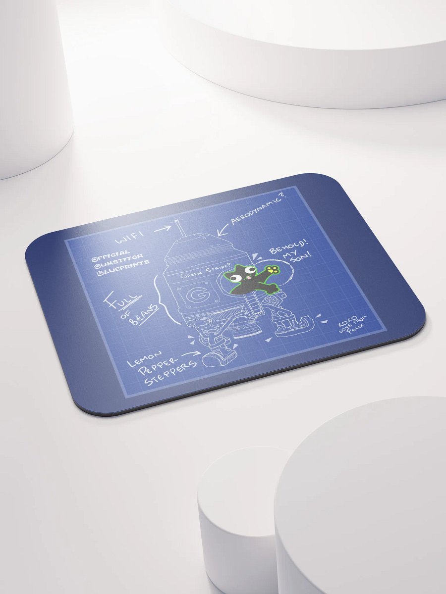 Mousepad - DerpCat II Rocket Blueprint product image (4)