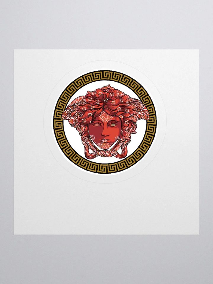 Red Versace Medusa Sticker product image (1)