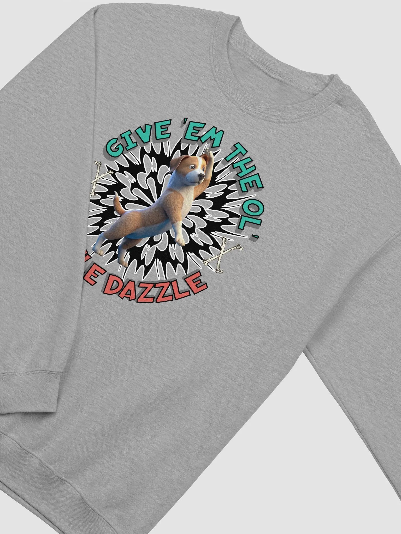 Razzle Dazzle Dog Crewneck Sweatshirt product image (16)