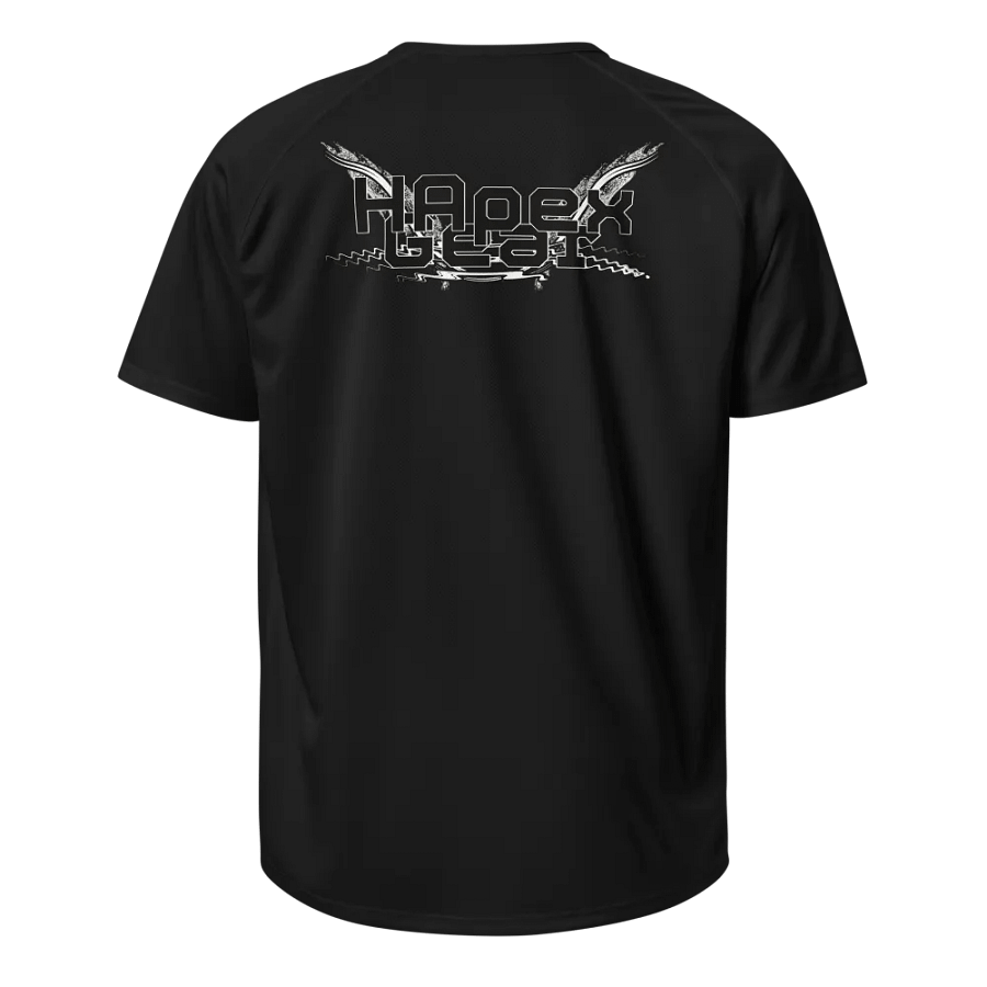 Unisex Sports Jersey - Black HApex Gear White Logo product image (1)