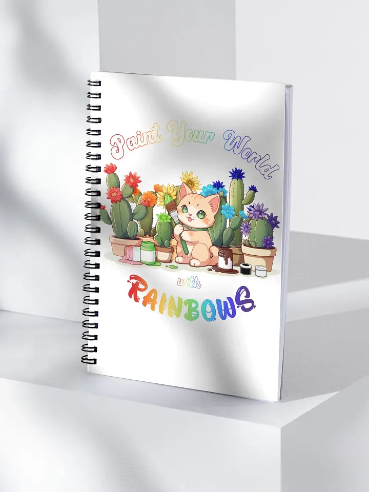Rainbow Kitten Artist Notebook product image (1)