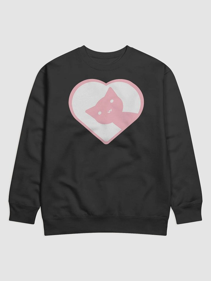 Cute Cat in Heart Sweat Shirt product image (20)