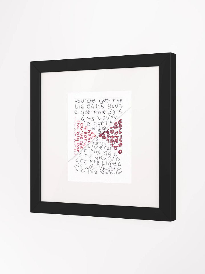 youve got the big ears Panel Card Print Framed product image (2)