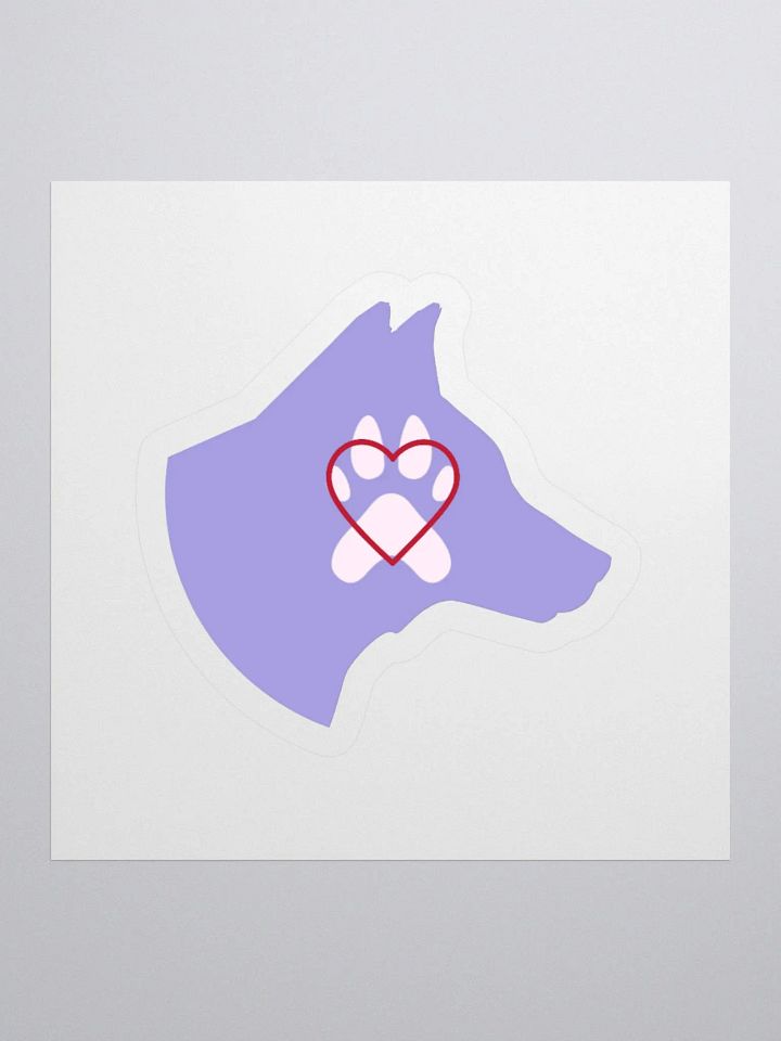 Pawfect Love Silhouette Stickers product image (3)