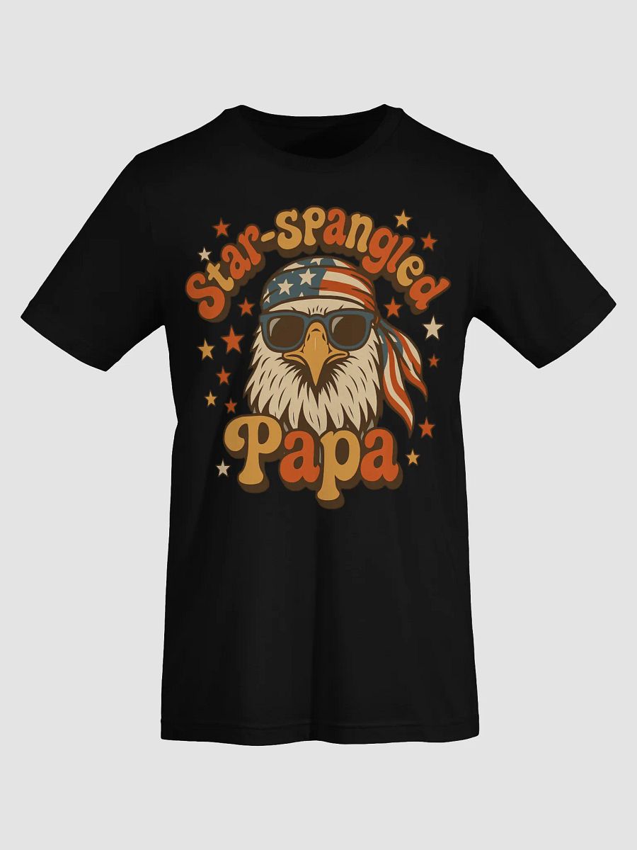 Star-Spangled Papa Patriotic T-Shirt product image (31)