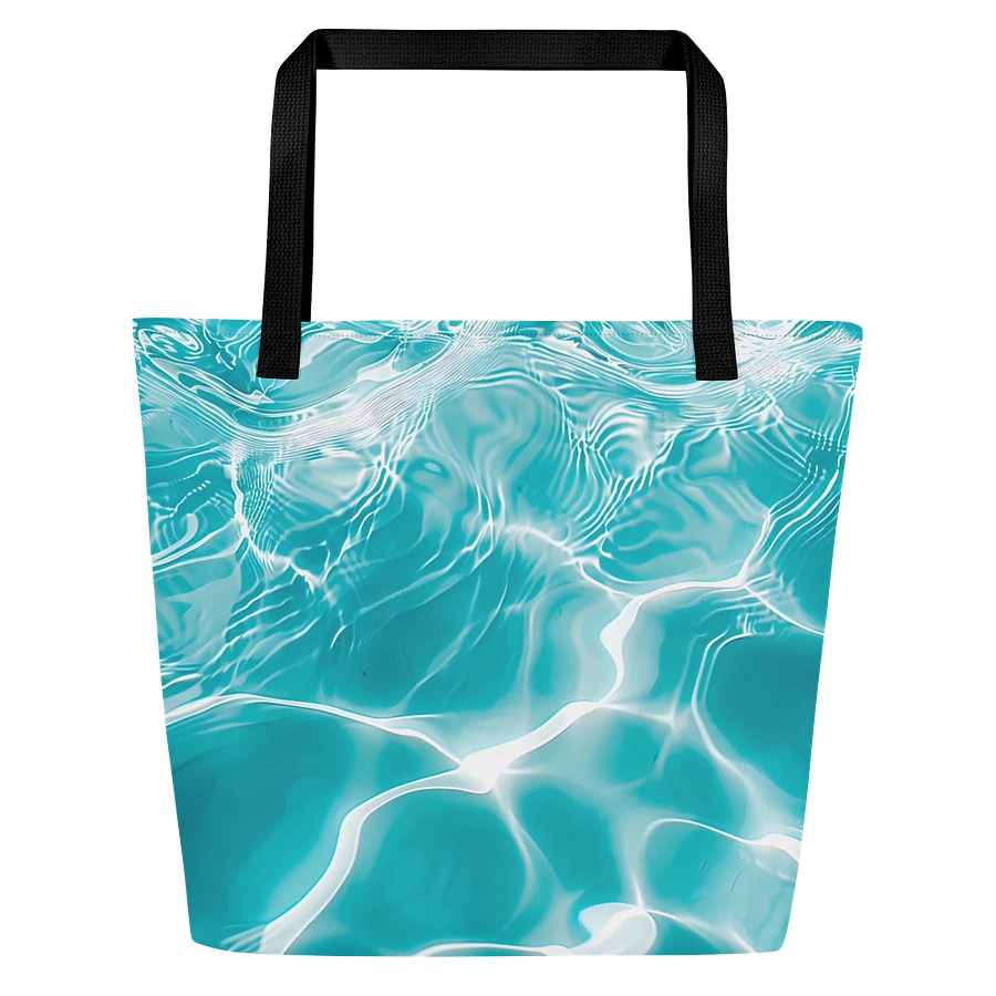 Tote Bag: Refreshing Coolness Shimmering Water Patterns Aquatic Elegance Design product image (1)