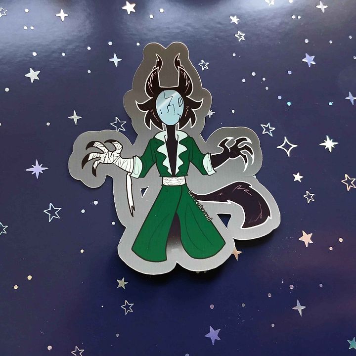 "Mirror-faced" sticker product image (1)