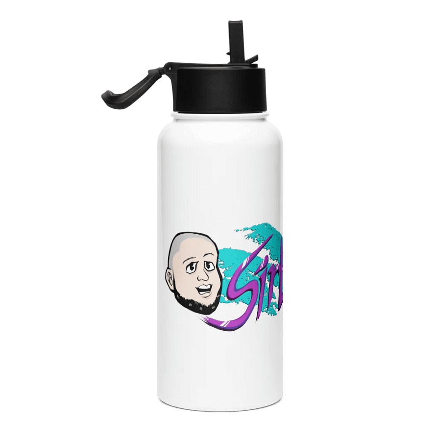 SirLandry Does Gaming Official Stainless Steel Water Bottle with Straw Lid product image (4)