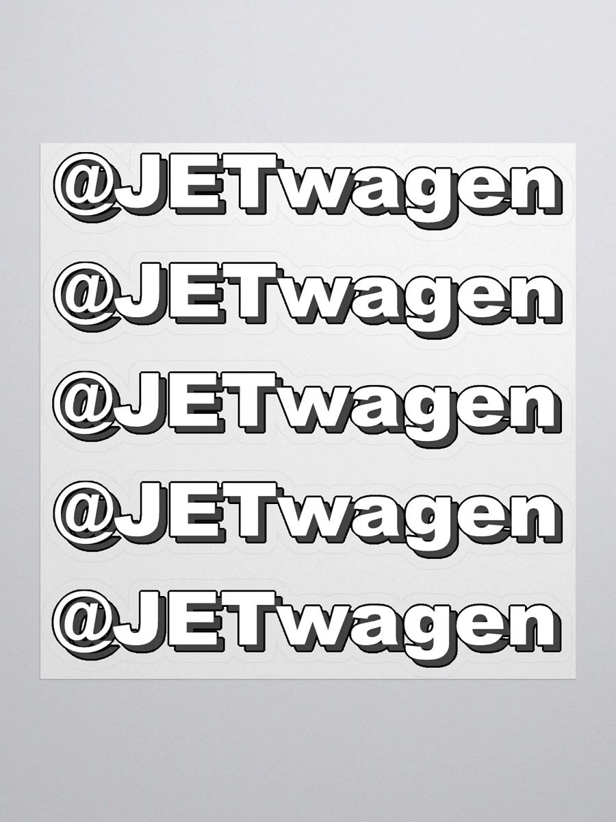 JET Promo - Stickers product image (3)