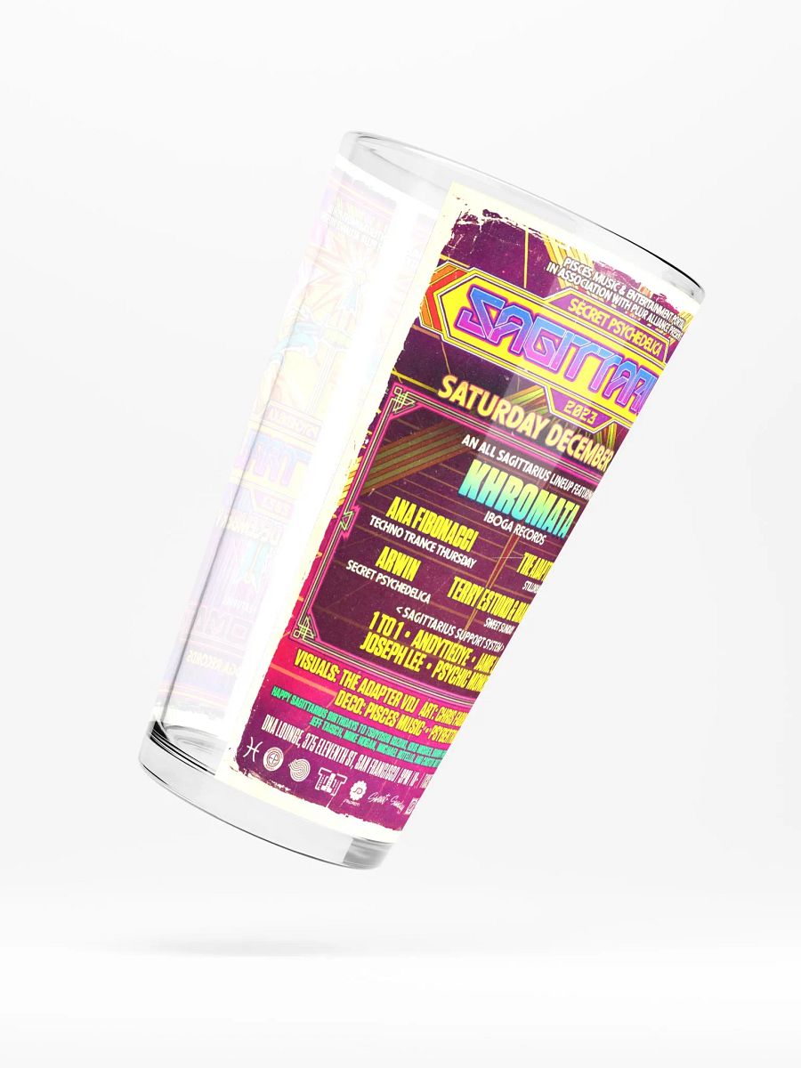 Sagittarius 2023 Shaker Pint Glass product image (2)