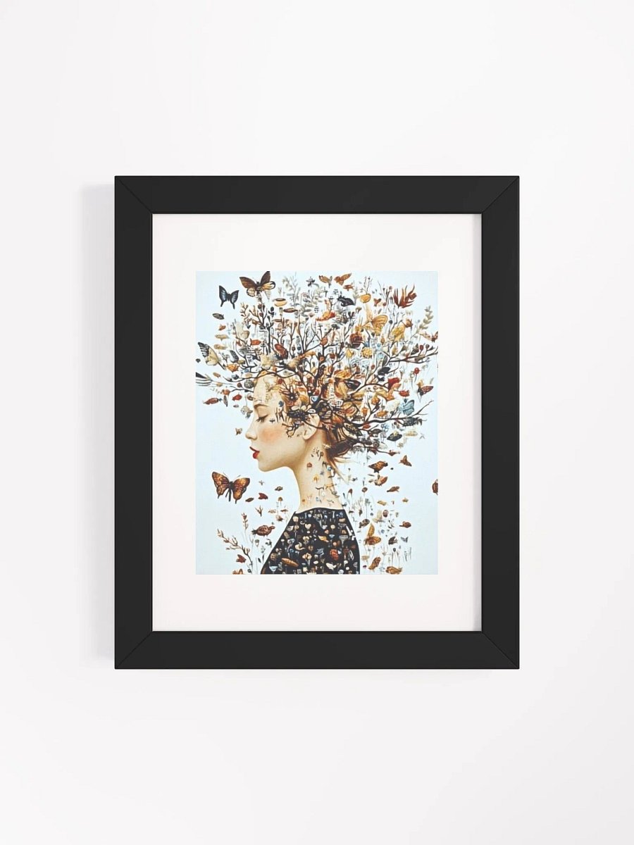 Ethereal Woman & Nature Art Print – Surreal Botanical Poster product image (11)