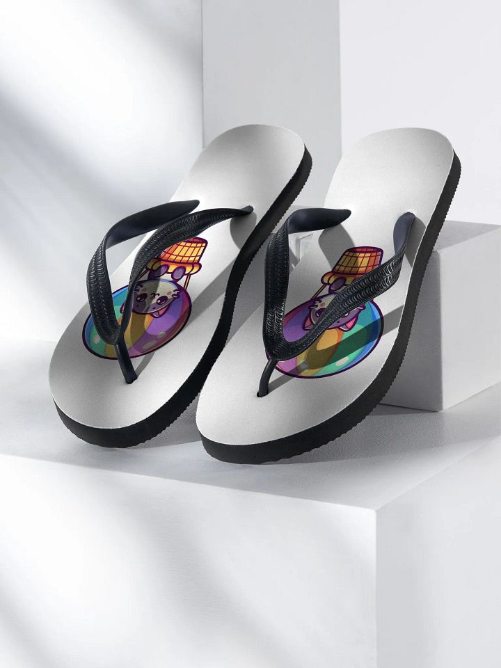 Hot Air Balloon Cat Flip Flops product image (2)